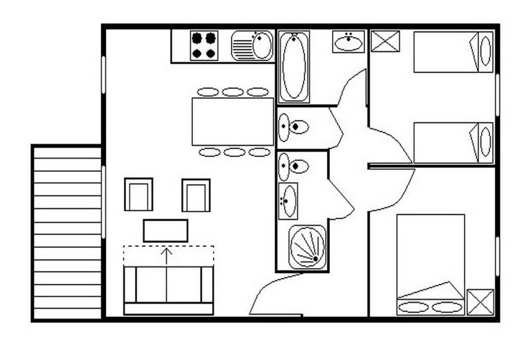 Residence Les Cristaux - Appartement Confortable Et Renove - Proche Des Pistes - Balcon - Sauna - Hammam - Wifi Mae-0674 Сен-Мартен-де-Бельвиль Экстерьер фото